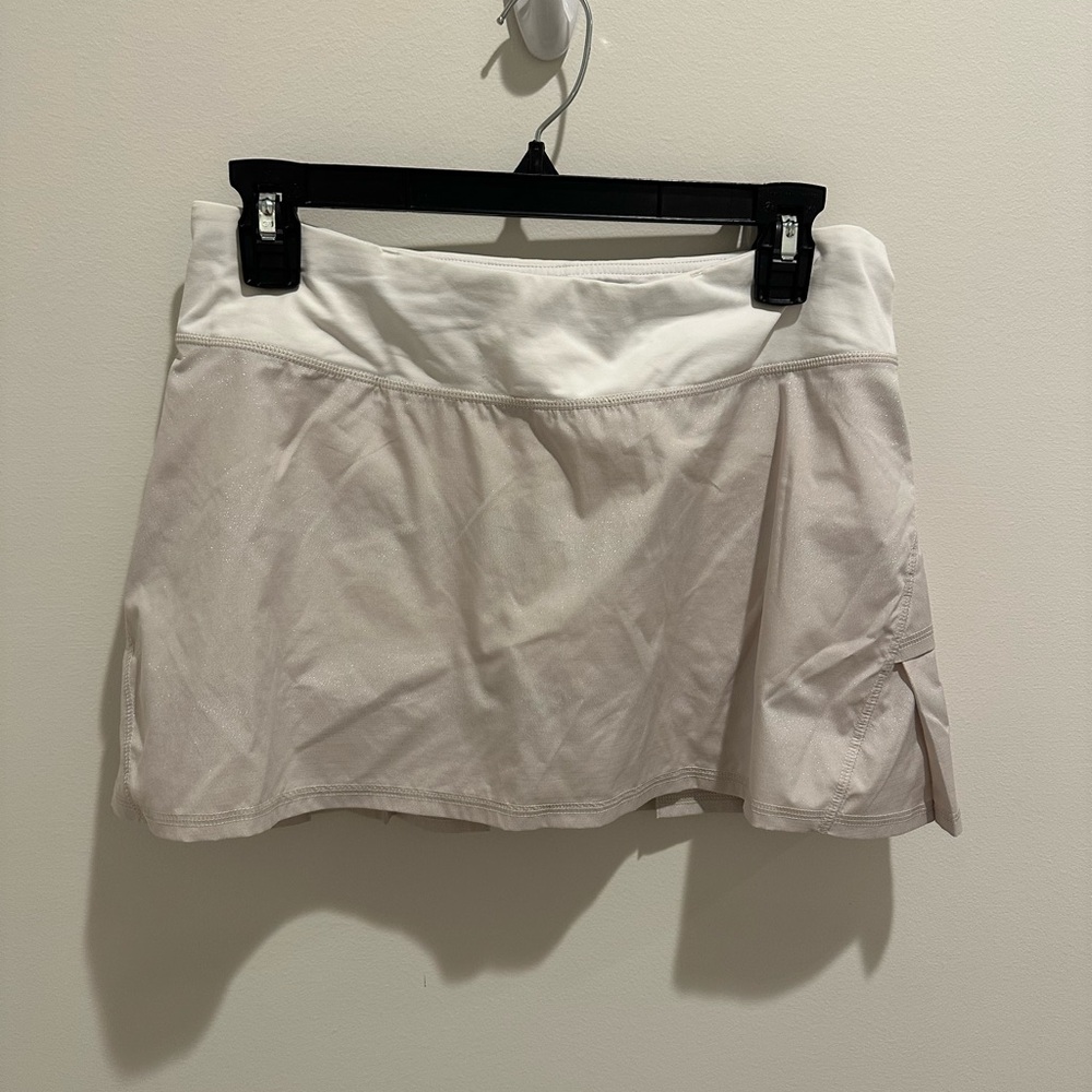 Lululemon Athletica Cream and White Skirt